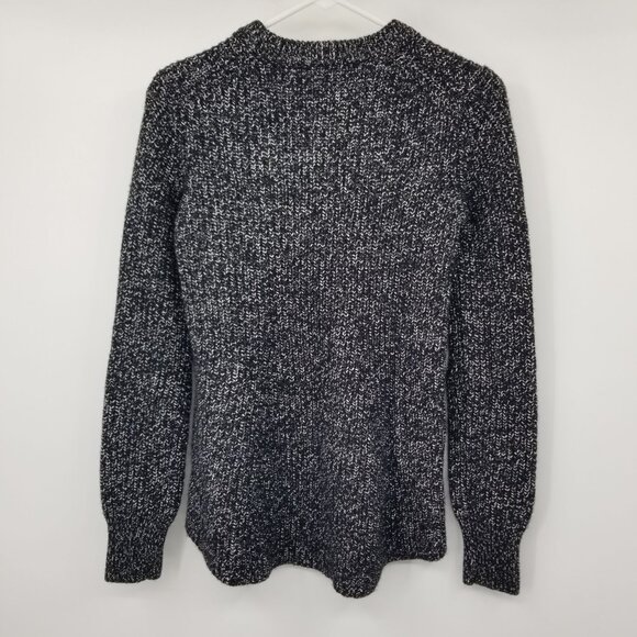 Athleta Sierra Women's Grey Chunky Crewneck Sweater XS Athleisure Winter Active - Picture 2 of 11